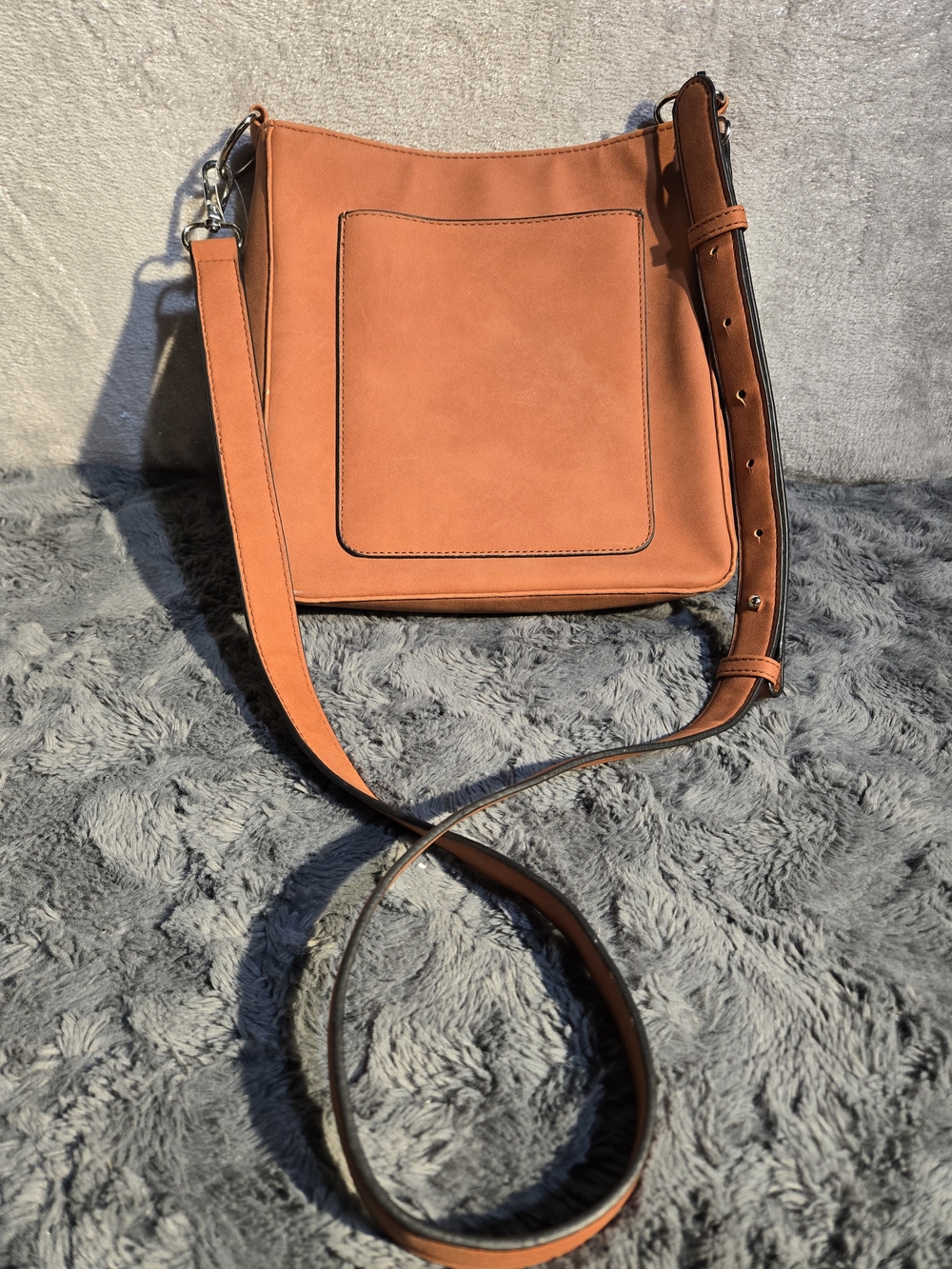 K. Carroll Rust Brown Crossbody Shoulder Bag
